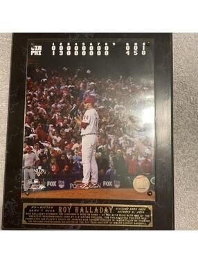 Philadelphia Phillies Roy Halladay Plaque with Nameplate